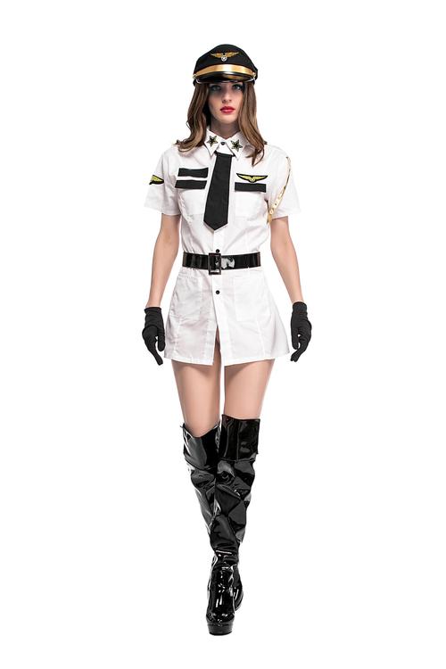性感女警性感女孩 xxx 中國照片海軍制服角色扮演萬圣